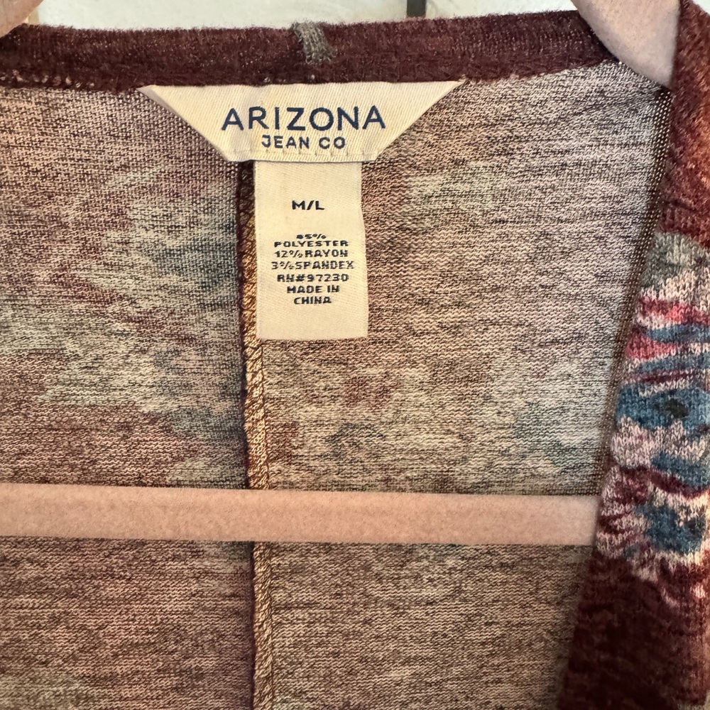 Arizona Jean Company Maroon Cardigan